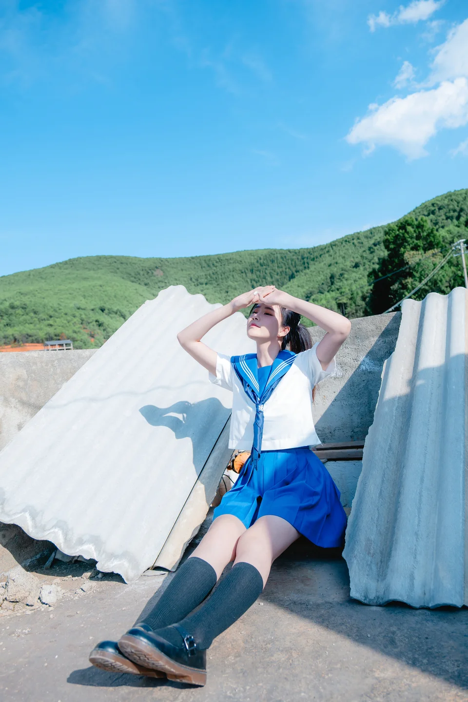 年年 - 泡沫之夏JK [78P-385MB] tg@simisebaisi 【丝足阁】069.webp